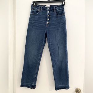 Abercrombie & Fitch The Ankle Straight Ultra High Rise Denim Pants. Size 29/8R
